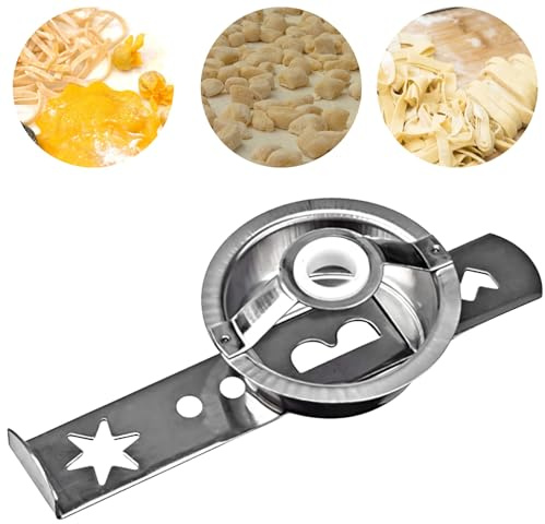 Spritzgebäckvorsatz für BOSCH Fleischwolf MUM4-MUM5, Edelstahl Spritzgebäckvorsatz Gebäckvorsatz Zubehör für Fleischwolf Küchenmaschine Spritzgebäckvorsatz Serie 5, Durchmesser circa 57,7mm
