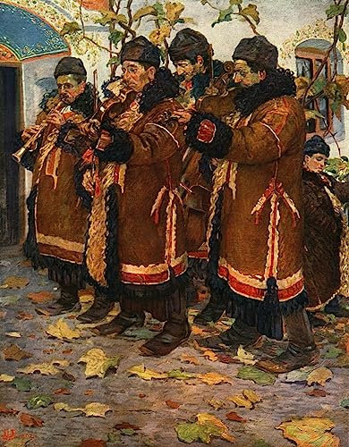 MNMSBFXQ Ölgemälde Leinwandbilder Bild Poster Kunstdrucke Musiker Aus Hroznovà Lhota Klarinette Violine Und Kontrabass Von Joža Uprka für Wanddekoration 60x90cm