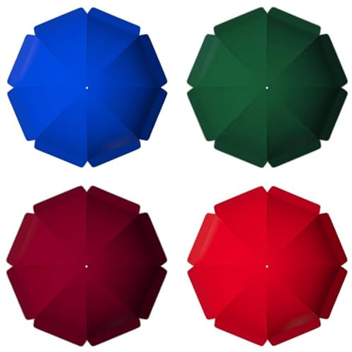 Housse de protection ronde imperméable pour parasol de marché à 8/10 baleines - Pour extérieur, jardin, terrasse