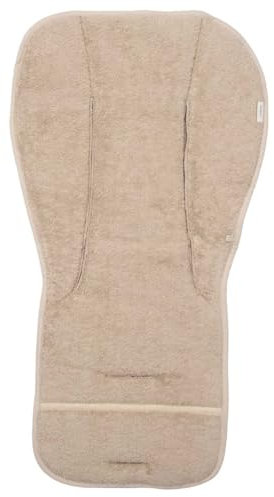 Koeka Autositzauflage Baby - Babyschale Einlage Frühling/sommer - Sitzauflage - Atmungsaktiv - Dijon - Bio-baumwolle - Schlaufenfestes Frottee -