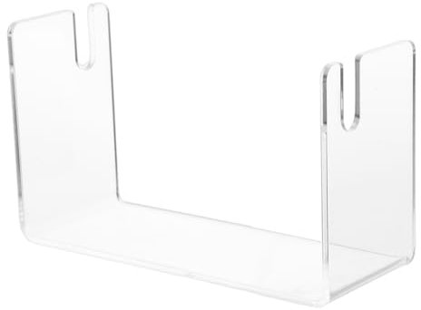 Cabilock Clear Hand Fan Stand Transparent Display Base for Chinese and Japanese Hand Fans for Home Decoration and Collection Display