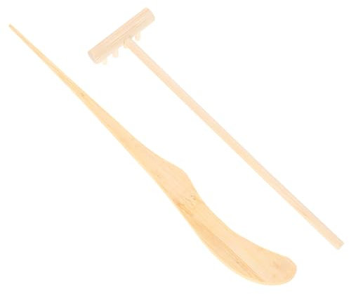 Tofficu Zen Garden Tools Kit Mini Zen Rake Garden Decor Wood Craft Accessories
