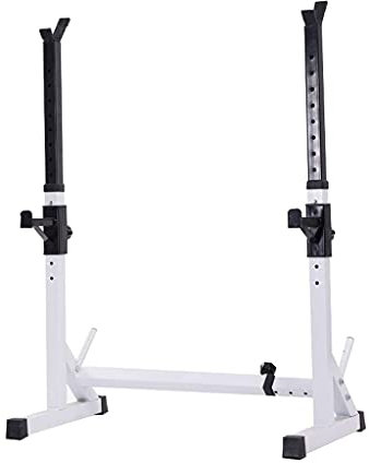 CAFIEDR Home Squat Rack Fitness Bankdrücken Verstellbares Squat Rack Multifunktionales Squat Rack Teleskop Bankdrücken Squat Langhantel Rack