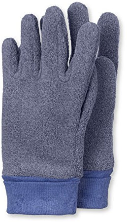 Sterntaler Jungen Handschuhe Fingerhandschuh 4331410, Einfarbig, Gr. 6, Blau (jeans melange 347)