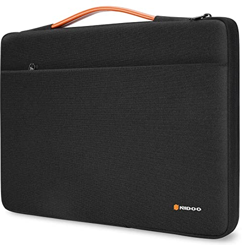 NIDOO 10 Laptop Tasche Schutzhülle Hülle für 10,2 iPad 9th / 10,5 11 iPad Pro / 10,5 10,9 iPad Air/Surface Go 3 / Tab M10 Plus Gen 3/ Galaxy Tab A8 / 11 Galaxy Tab S8 /MatePad Tablet, Schwarz