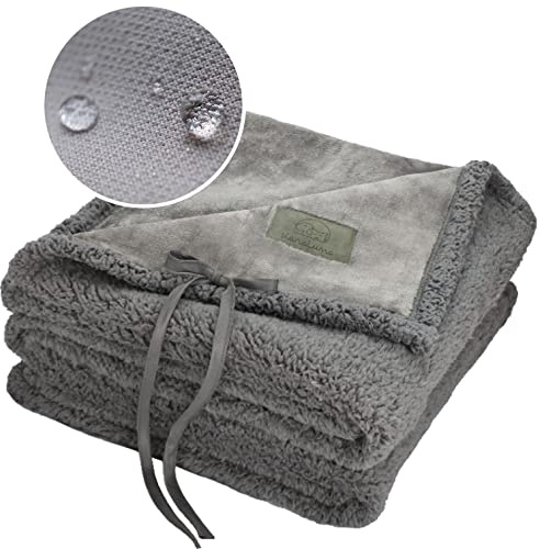 KaraLuna wasserdichte Hundedecke 150x160 cm I Waschbar I Haustierdecke für unterwegs Auto, Sofa oder Couch I Outdoor Decke Hund Ruhedecke tragbar