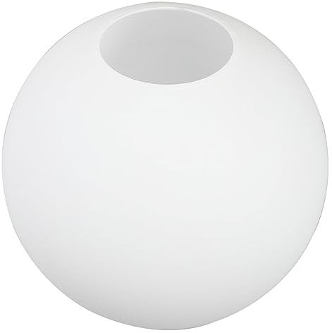 Angoily 1stk Kugelmattierter Lampenschirm Runde Glühbirnen Pendelleuchtenschirm Kugelleuchte Deckenlampenabdeckung Lichtschalenabdeckung. Laternen-lampenschirm Haushalt Glas Weiß Tisch