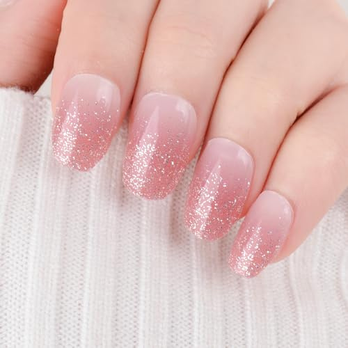22 Stk Gel Nagellack Aufkleber Nagelfolien Selbstklebend für UV Lampe Nagelaufkleber Art Nail Full Wraps Gelnailsticker DIY für Weihnachten Damen Mädchen Nagelkunst Maniküre Nageldesign (B)