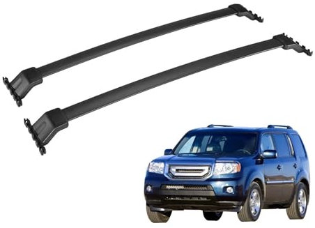 Auto Dachträger Dachgepäckträger Für Pilot 2009–2015 Auto-Dachträger Querträger Aluminiumlegierung SUV Gepäckträger Kajaks Fahrrad Kanus Dachhalterung