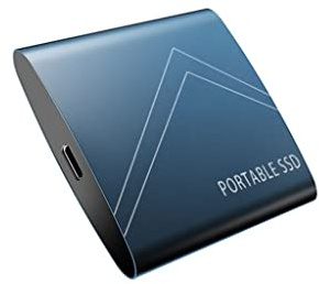 Typc-C Disco rigido portatile modello SSD 4TB 2TB SSD esterno 1TB 500GB disco rigido mobile a stato solido USB 3.1 SSD esterno (colore: blu, dimensioni : 8TB)
