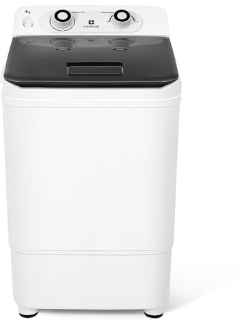 COSVALVE Portable Washing Machine, 4.5 KG Mini Washer & Spin Dryer Machine For Camping Caravan Dorms Apartments[Energy Class A+]