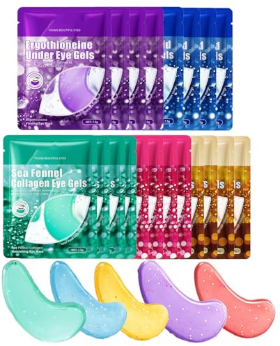 Altherona 20 Paar Augenpads gegen Augenringe, Eye Patches gegen Tränensäcke&Augenringe, Skincare Produkte für Augen, Trockene Augen, Kühlpads Augen mit Hyaluron, Augen Kühlpads für pyjama party