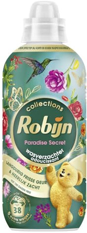 8-pack – Robijn Collections sköljmedel – Paradise Secret – 765 ml/38 tvättar