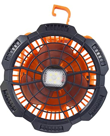 CIYODO Ventilatore Campeggio Portatile Con Luce Led Ventilatore Sospeso Ricaricabile Gancio Incluso Per Camper E Campeggio