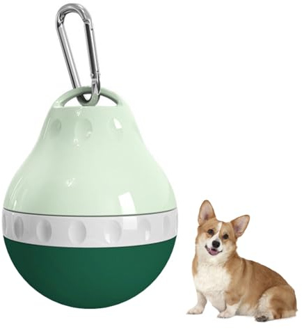 Bouteille d'eau pour Chien,200 ML Distributeur d'eau Chiot Étanche,avec Corps Pliable en Silicone et Boucle de Suspension,pour Petits Animaux,Promenades en Plein Air,Randonnées et Voyages