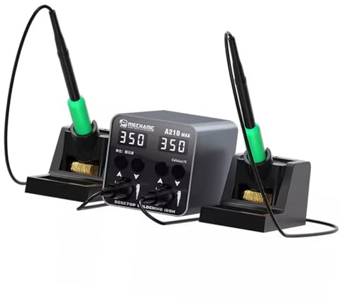 A210 Station de fer à souder de bureau LED Grand écran C210 Noyaux de chauffage Court-circuit Protection Station de soudage professionnelle Réparation de téléphone