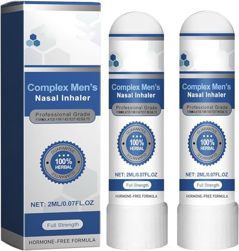 Complex Men's Nasal Inhaler, Natural Nasal Inhaler Stick, Restores Energy and Vitality, Provides Everyday Comfort (2)