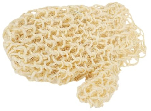 ADOCARN Exfoliating Peelinghandschuh aus Sisal Wiederverwendbarer Waschhandschuh für Dusche und Bad Rutschfestes Peeling Tool mit Verbessertem Griff für Gründliche Hautreinigung und
