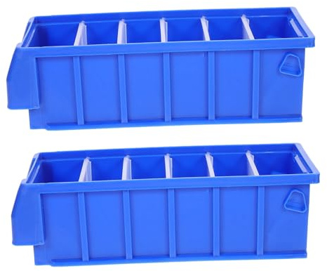 Operitacx 2 Piezas Caja de Tornillos de Caja de Herramientas de Almacenamiento Organizador de Clasificación de Tornillos para Taller o Hogar