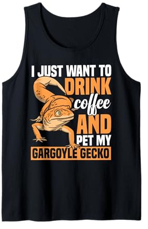 Gargoyle Gecko Reptile Lover | Funny Lizard Pet Owner Tank Top