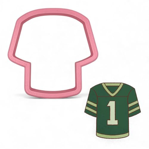 Football Jersey Cookie Cutter, Sports Team Cookies, Made in the USA by The Sassy Sprinkle
