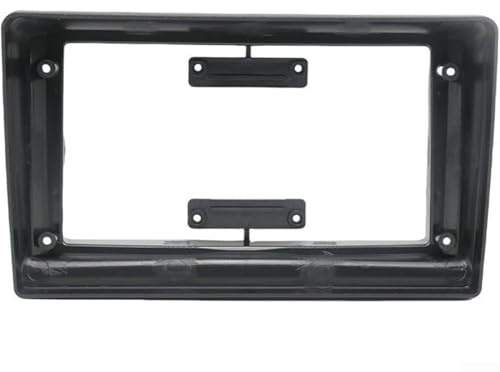 Feeshoppher Marco de tablero de radio estéreo de coche de 9 pulgadas negro ABS para KIA Ceed 2006 2007 2008 2009 mejora diseño interior fácil instalación kit de repuesto se adapta a estándar doble DIN