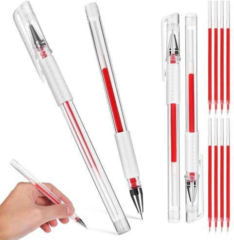 Cabilock Penna per Sopracciglia per Tatuaggi 4 Pezzi con 8 Ricariche, Pennarelli per Mappatura Posizione Tatuaggi, Strumento Multifunzione per Trucco Professionale e Principianti