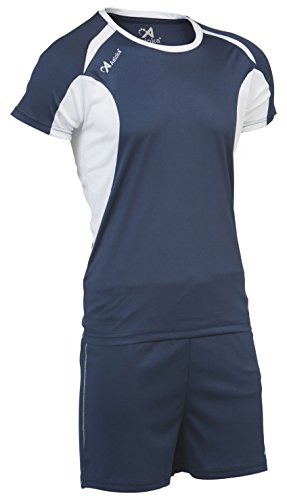 Asioka 69/12-set – korta ärmar – unisex vuxna M marinblå