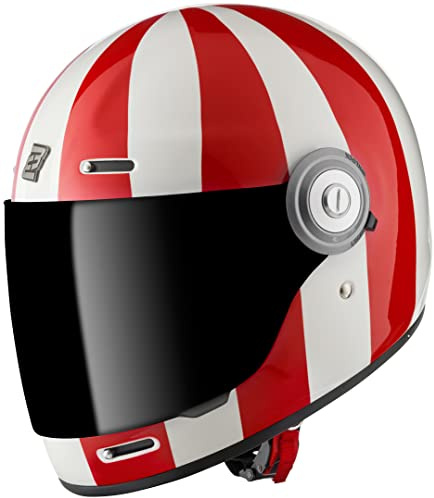 Bogotto V135 T-R3 Helm, rot/weiß, XL