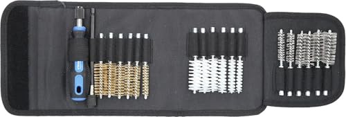 BRILLIANT TOOLS BT103000 Jeu de brosses de nettoyage, 20 pcs [Powered by KS TOOLS]