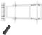 EasyLife Soporte de Pared para TV, Soporte Que Gira eléctricamente hasta 170°, VESA hasta 600x400, para televisores LCD/OLED, monitores, Pantallas, smartboards de 32-75 Pulgadas y 50kg (White)