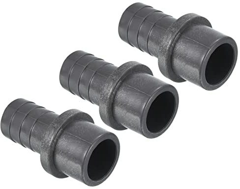 PATIKIL UPVC Reductor Tubo Montaje 25mm OD 20mm Púas Gris 3 Paquetes | Rectos Acoplamientos Adaptador Conector