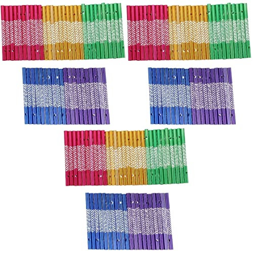 Angoily Klangstäbe Für Windspiel Zum Basteln: 150 Stück Windspielrohre Zum Basteln Aluminium-rohre Leere Rohre Liefert Teile -Kit (Zufällige Farbe)