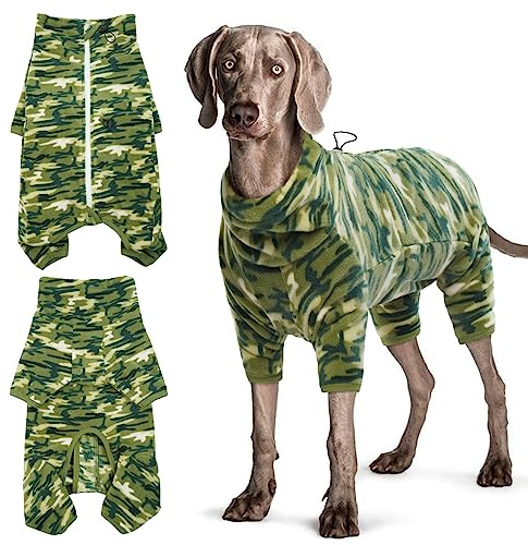 Hjyokuso Hundemantel Winter, Hundejacke, Weicher Fleece Hundepullover FüR Kleine MittelgroßE Grosse Hunde, Winddichte Haustierkleidung Outfit Mit ReißVerschluss, Chihuahua Kleidung (XXS-3Xl)