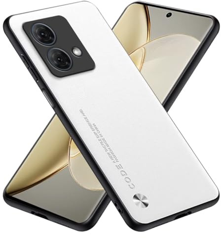 RankOne Funda Compatible con Motorola Moto g84 (6.5) Carcasa Caso Cover Estuche - Blanco