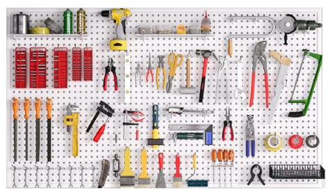 Panneaux perforés pour Murs, Panneaux perforés, Panneaux perforés, Supports de Rangement d'outils pour Panneaux perforés, Panneaux muraux en métal perforé, Organisateur Mural pour Bureau à d