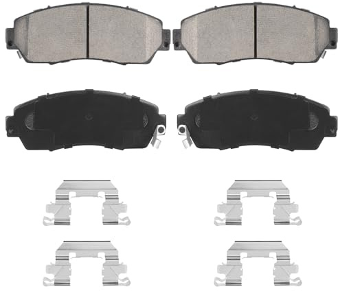 Front Ceramic Brake Pads Set for Acura RDX 07-12, for Honda CR-V 2007-2011, Odyssey 2005-2010, for Accord Crosstour, 4PCS