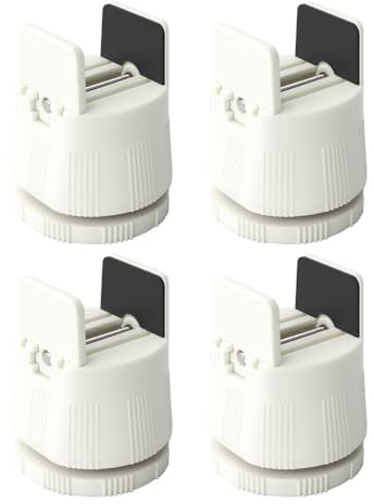 MiOYOOW Rialzi per Mobili, 4 Pezzi Alti 6 o 8 cm Morsetto Piedini Alzata per Letto Regolabile, Gambe Alzate per Mobili Antiscivolo per Divano, Scrivania, Tavolo, Sedia