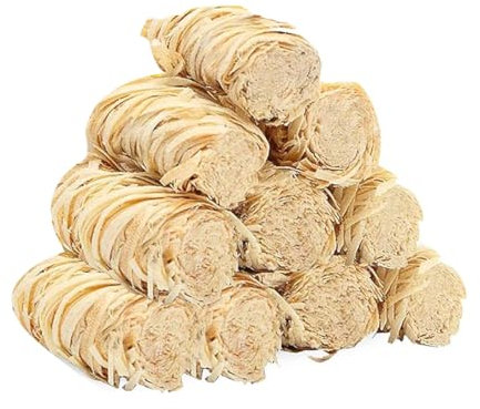 Sirxlevcy 40 PCS Fire Wood Color About:5x2cm for Fireplace, Pellet Stove & Wood, Fire Pit,Smoker, BBQ,Chimney, Pizza Oven