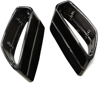 Tail Throat Car Rear Exhaust Cover For BMW For G30 G31 528i 530i 525i 2018-2021 Muffler Pipe Cover Trim Tailpipe Frame Car Exhaust Pipe(L R Black)