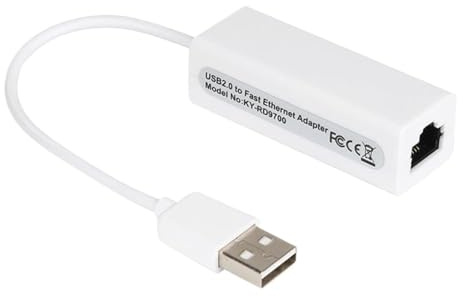 NIWPPKIMX Convertitore di cavo di rete cablato USB 2.0 a RJ45 Hub USB Adattatore for scheda di rete 10/100 Mbps Computer e ufficio for PC Laptop
