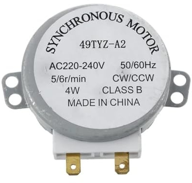 4-W-Synchronmotor for Mikrowellenherd, Drehteller, Backup-Motor, kompatibel mit AC 220–240 V-Modellen, 5–6 U/min, Mikrowellenzubehör