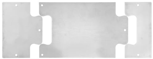 HOLIDYOYO Placa Protectora de Puerta Acero Inoxidable Resistente Antiarañazos para Interior y Exterior Protección Duradera para Entradas y Zócalos de Puertas