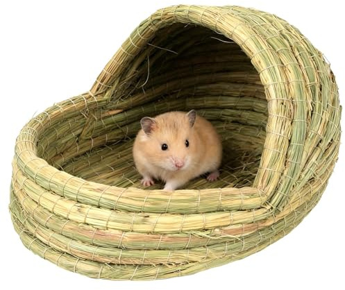 Generisch Cama de chinchilla | Cama privada trenzada de paja, camas para hurones, para uso en jaulas de pollos y pájaros, establos, granjas, para la cría, para poner huevos y para