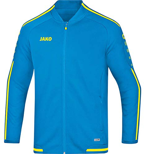 JAKO Herren Freizeitjacke Striker 2.0, JAKO blau/neongelb, S, 9819