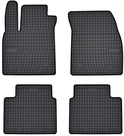 FROGUM 402584 Fußmatten Set Gummimatten Vorne und Hinten schwarz