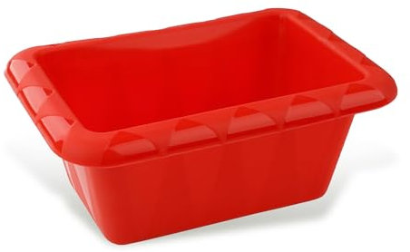 Dr. Oetker Molde Silicona Bizcocho Rectangular 15 cm Flexxibel Love rojo mini, Apto para Horno y Air Fryer, Resistente hasta 230ºC, Apto para lavavajillas, 18x13x7.5, Base de 15 cm, 1ud.