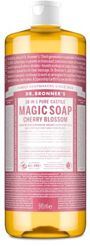 Dr. Bronner's Kirschblüte Naturseife 18-in-1, vegan, 945 ml