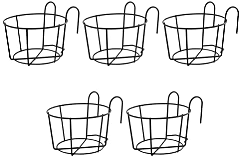 TOPBATHY 5stücke Teiliges Runder -blumenständer Aufhängen Für Balkon Und Garten Robuster Blumentopfhalter Für Pflanzen Für Und Außenbereiche