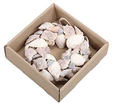 Weidenkranz Dekokranz martime Dekoration b706 Deko Kranz 30cm Weide Adventskranz Landhaus grau Ostsee Nordsee Strand Türkranz